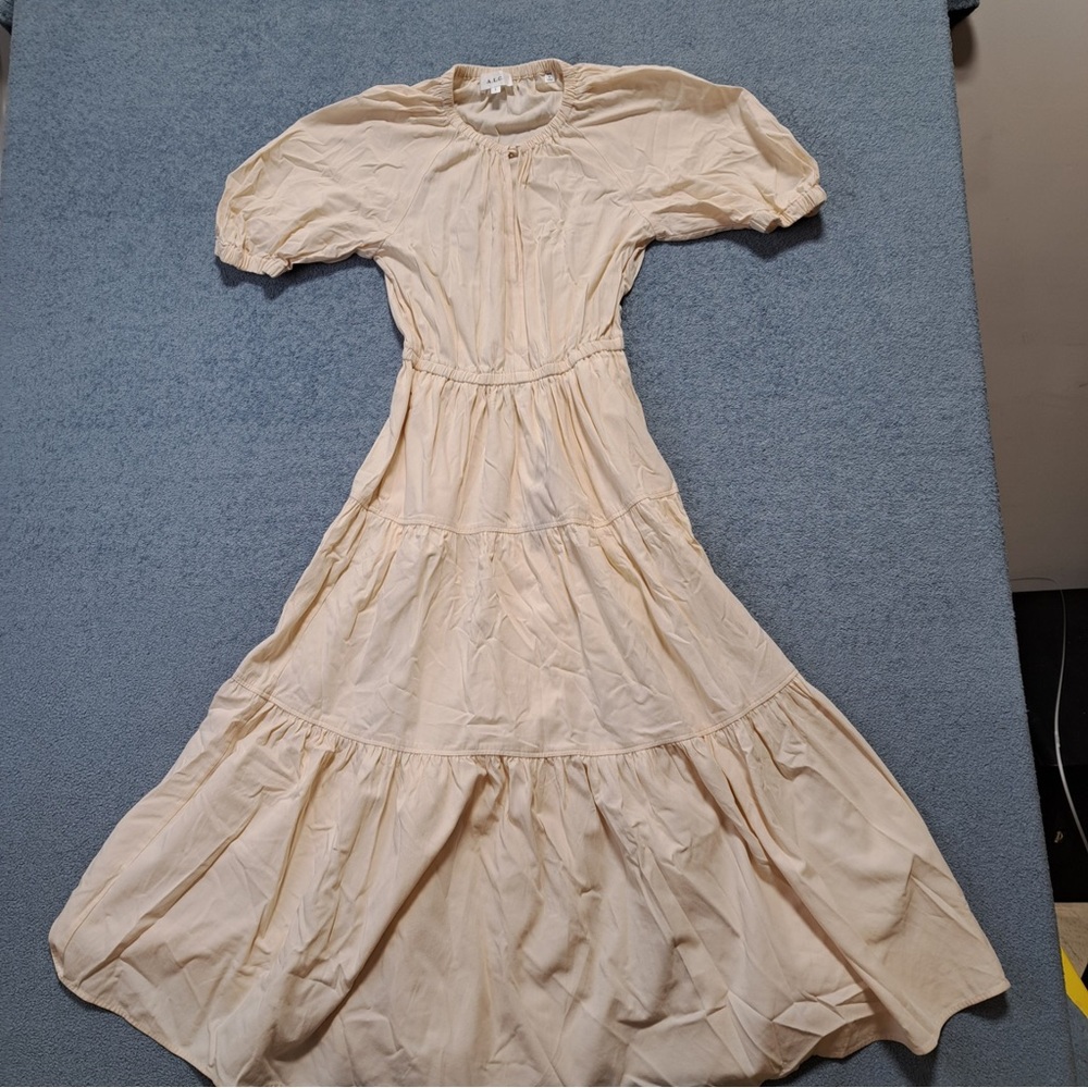 A.L.C. Cream Long Sleeve Dress